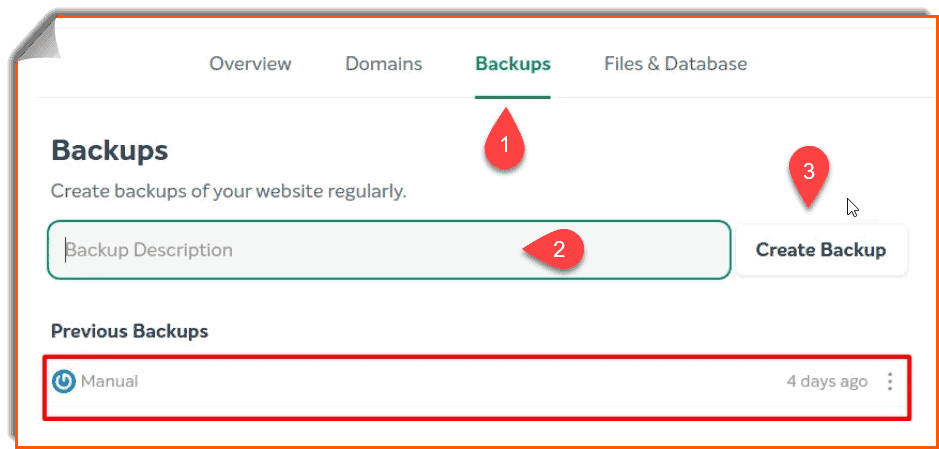 EasyWP Backup