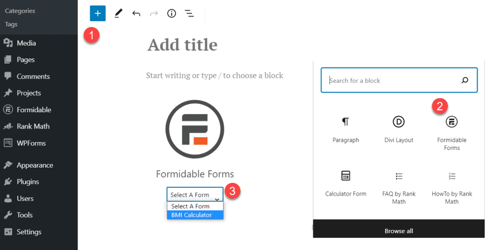 Add Calculator in Post