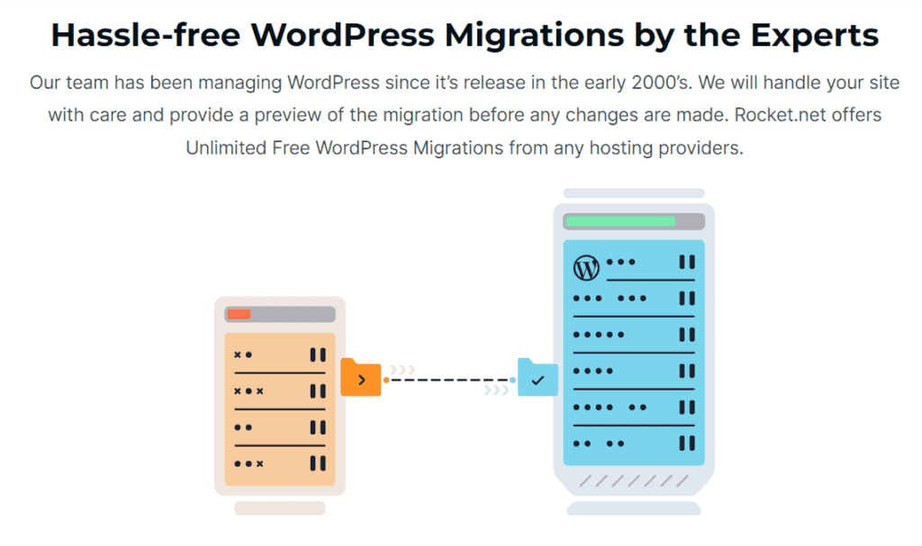 Rocket.net Free Website Migration
