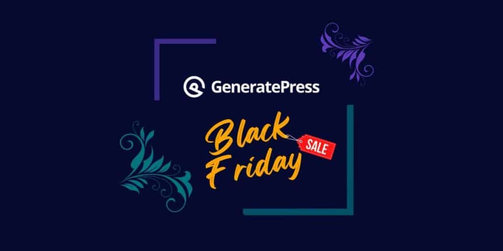 GeneratePress Black Friday Deals Offer