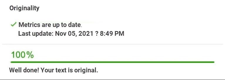 Originality Score