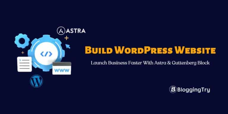 Create Website Using Astra Gutenberg Block Patterns