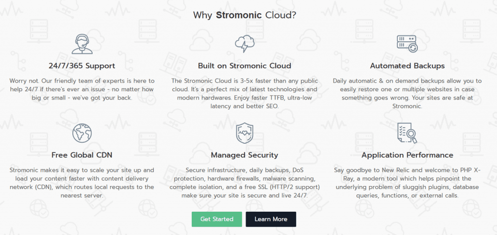 Stromonic Managed WordPress Hosting Benefits