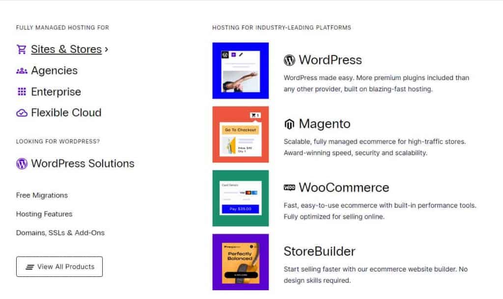 Nexcess Products and Services
