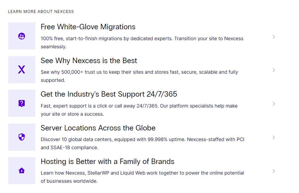 Why Choose Nexcess Managed Hosting