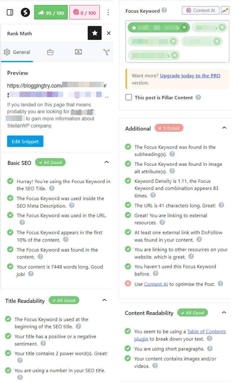 Blog Post Optimization