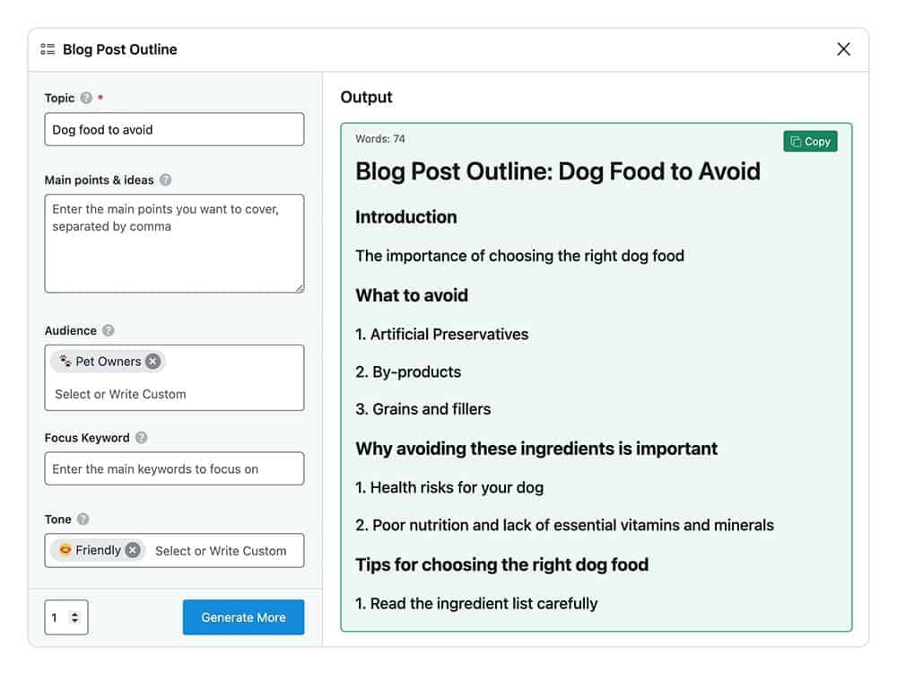 content ai seo optimized content